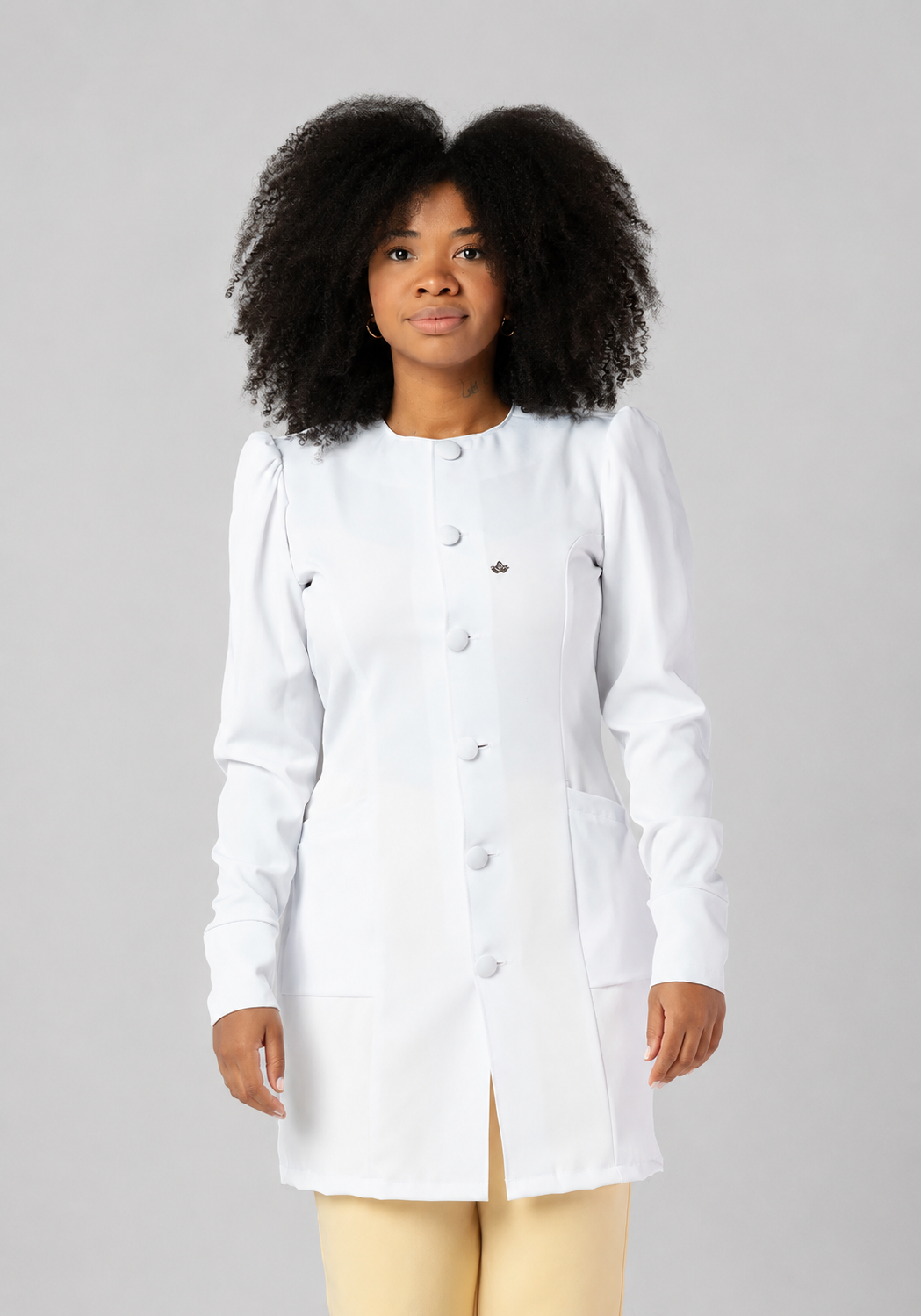 Jaleco Feminino Bella Branco