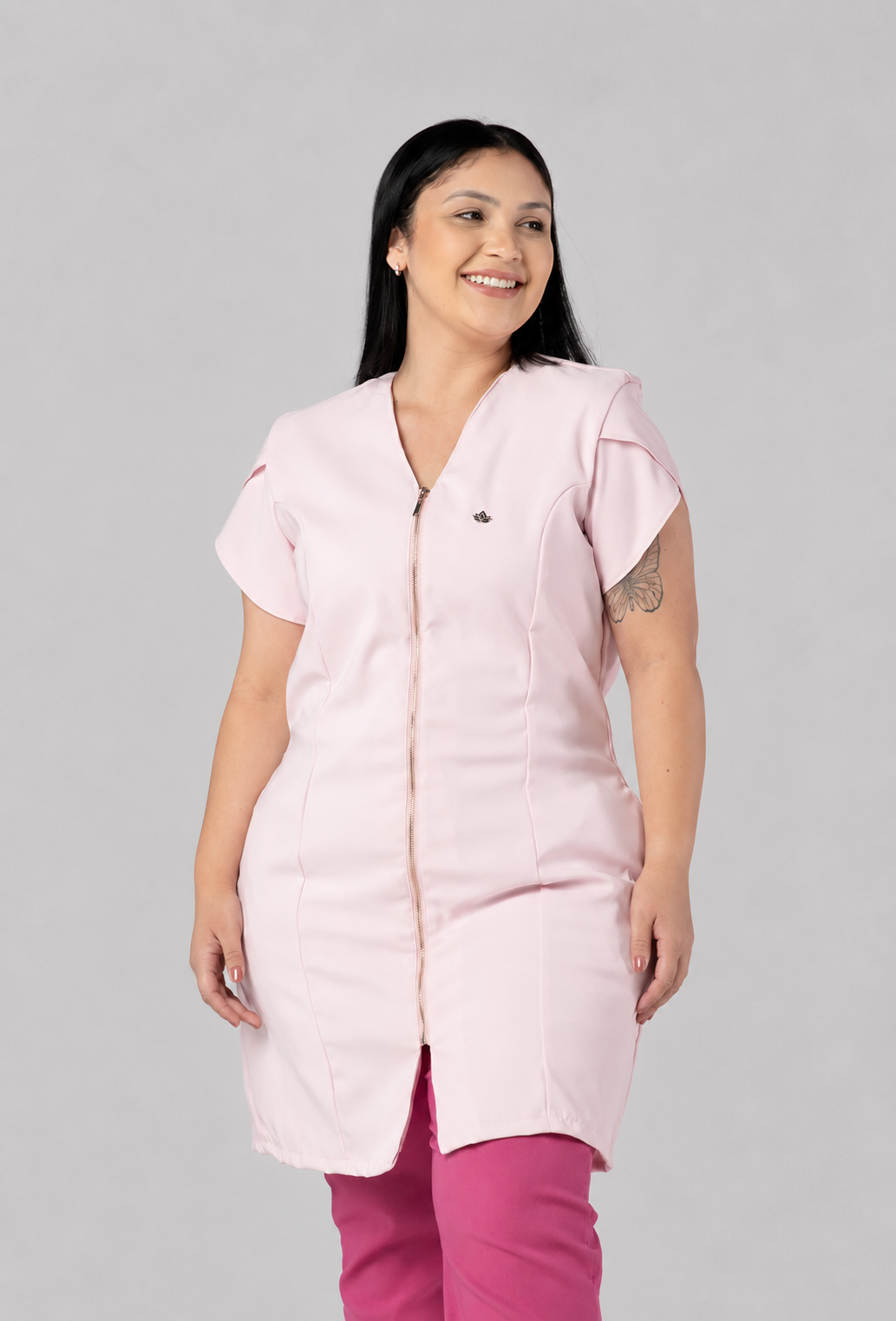 Jaleco Feminino Tulipa Rosa
