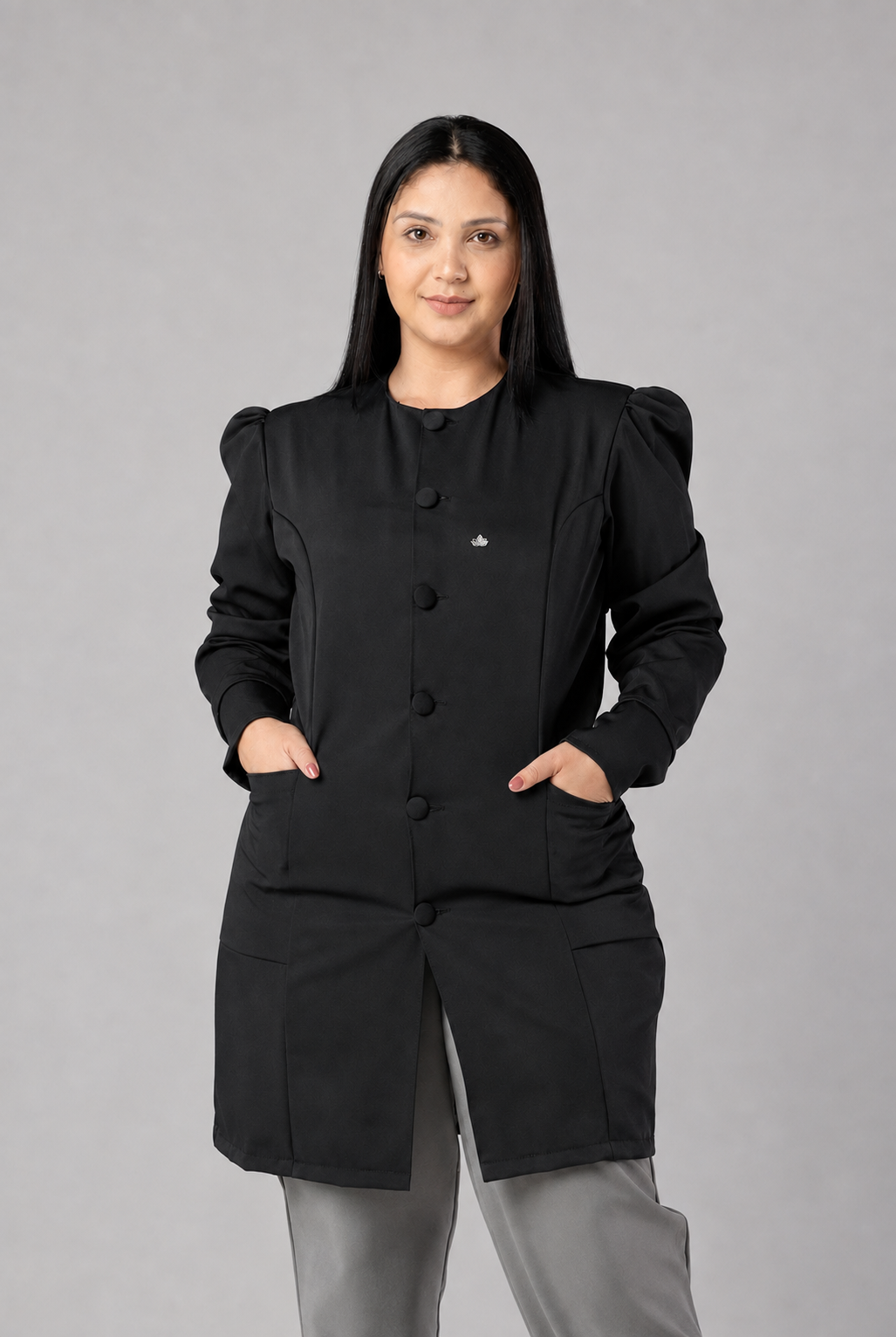 Jaleco Feminino Bella Preto