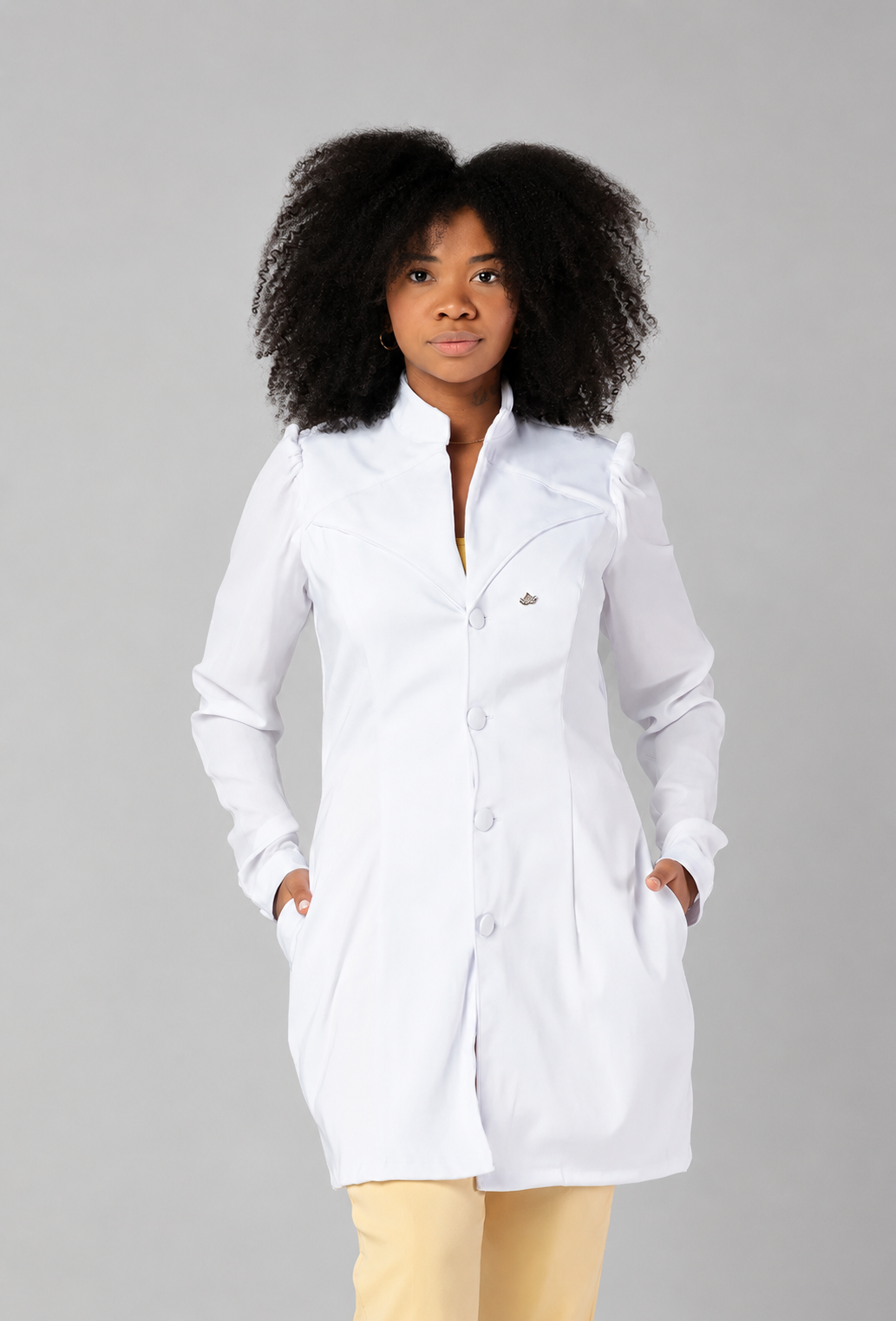 Jaleco Feminino Diana Branco