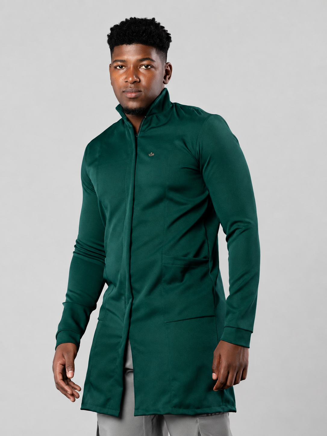 Jaleco Masculino Basic Verde Botânico