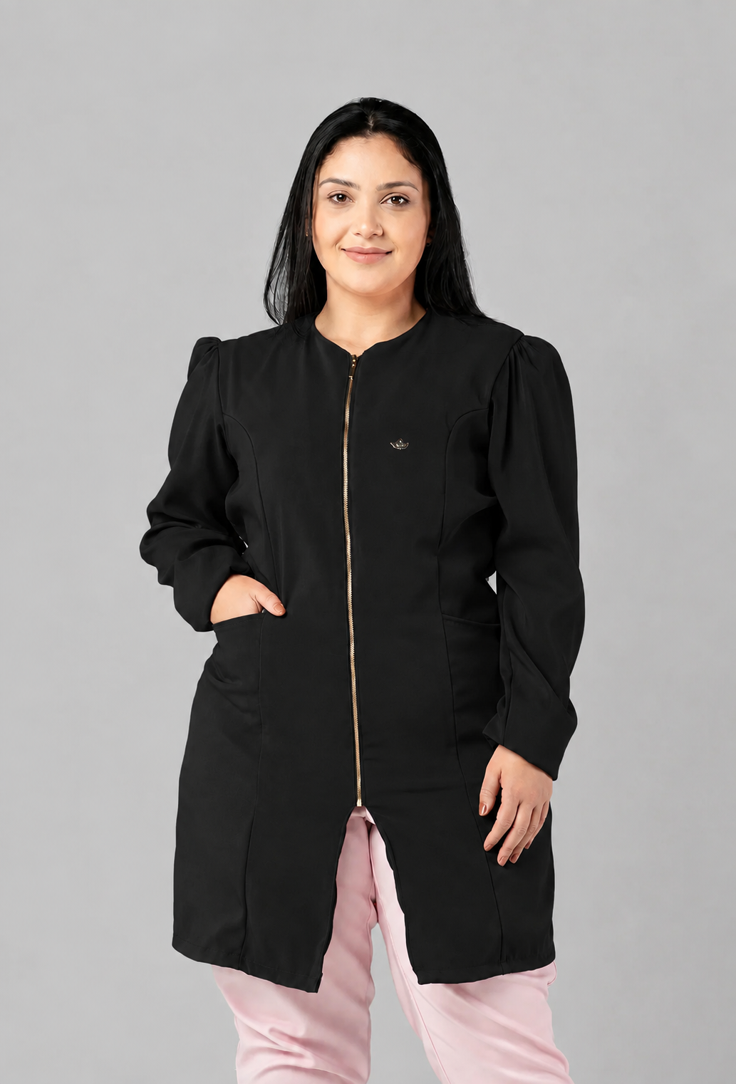 Jaleco Feminino Aurora Preto