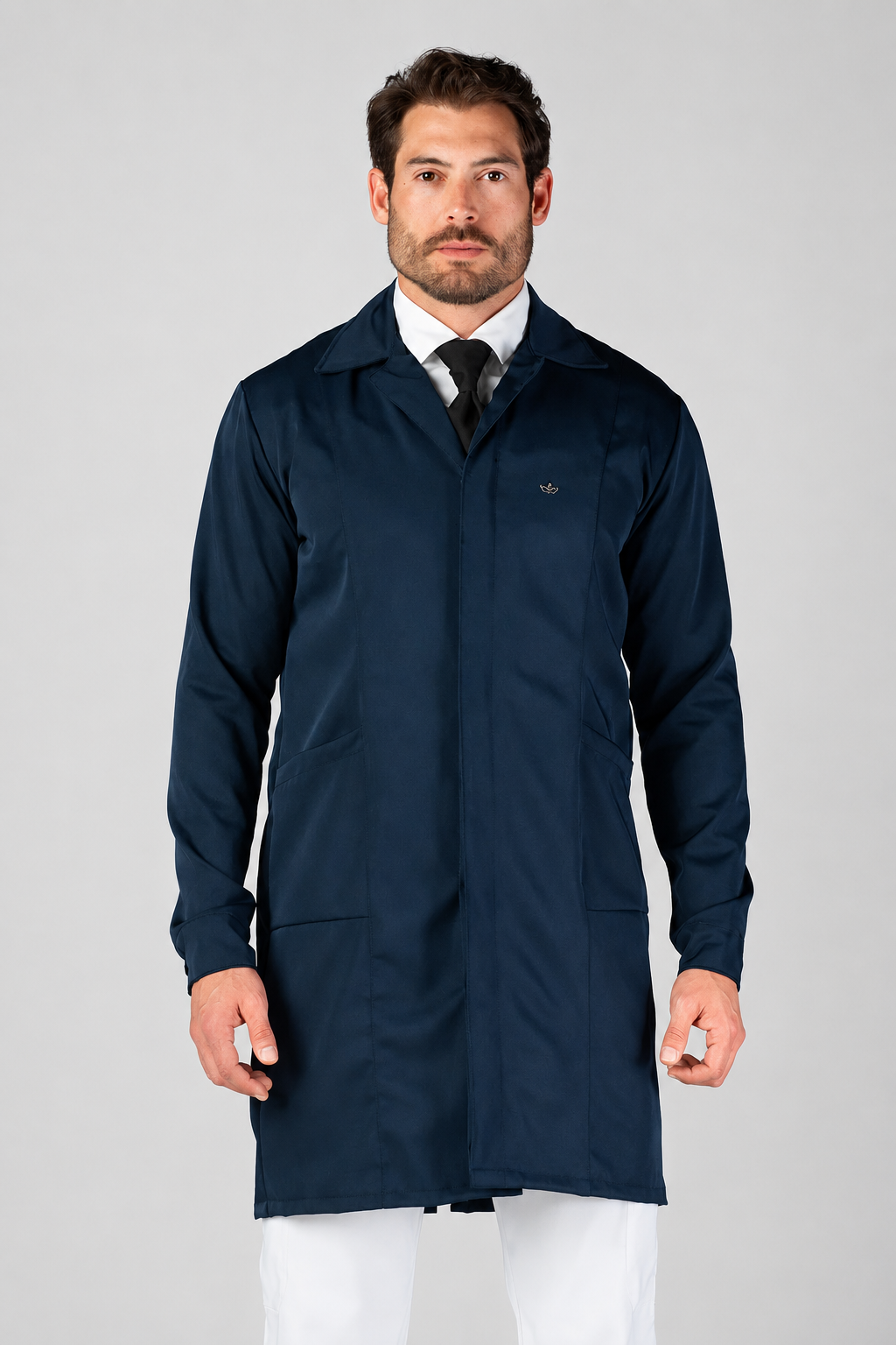 Jaleco Masculino Doctor Azul Marinho