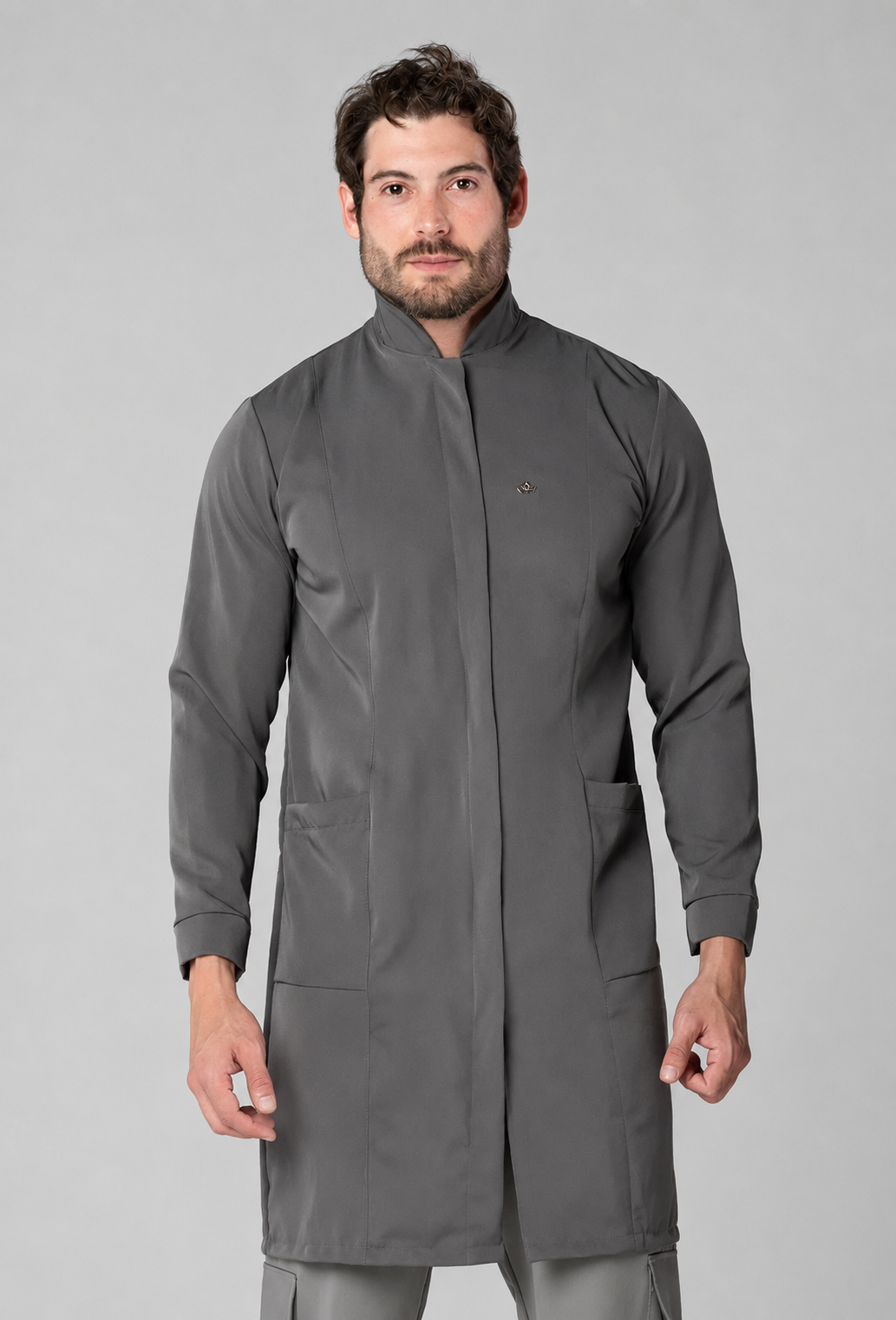 Jaleco Masculino Basic Grafite