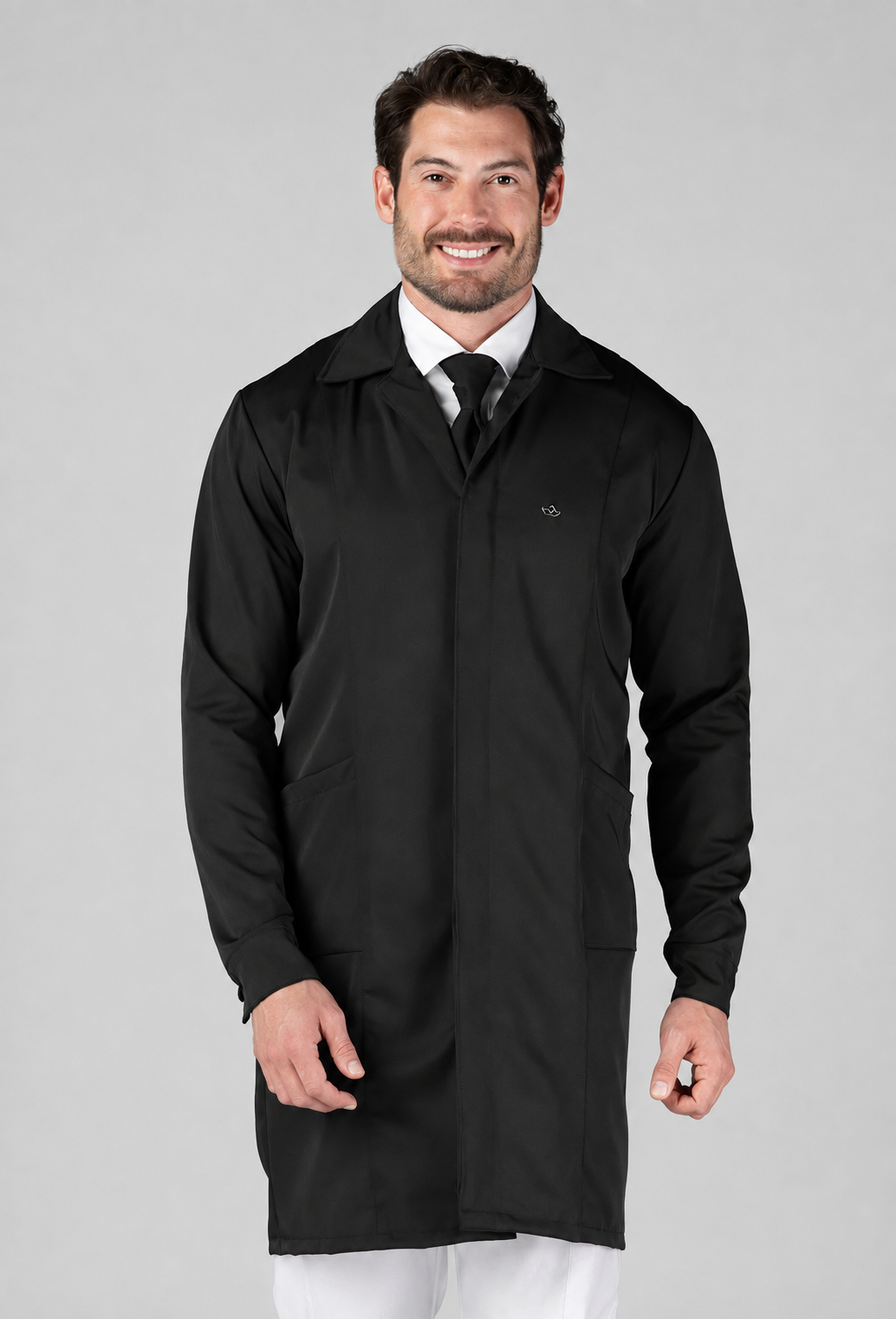 Jaleco Masculino Doctor Preto