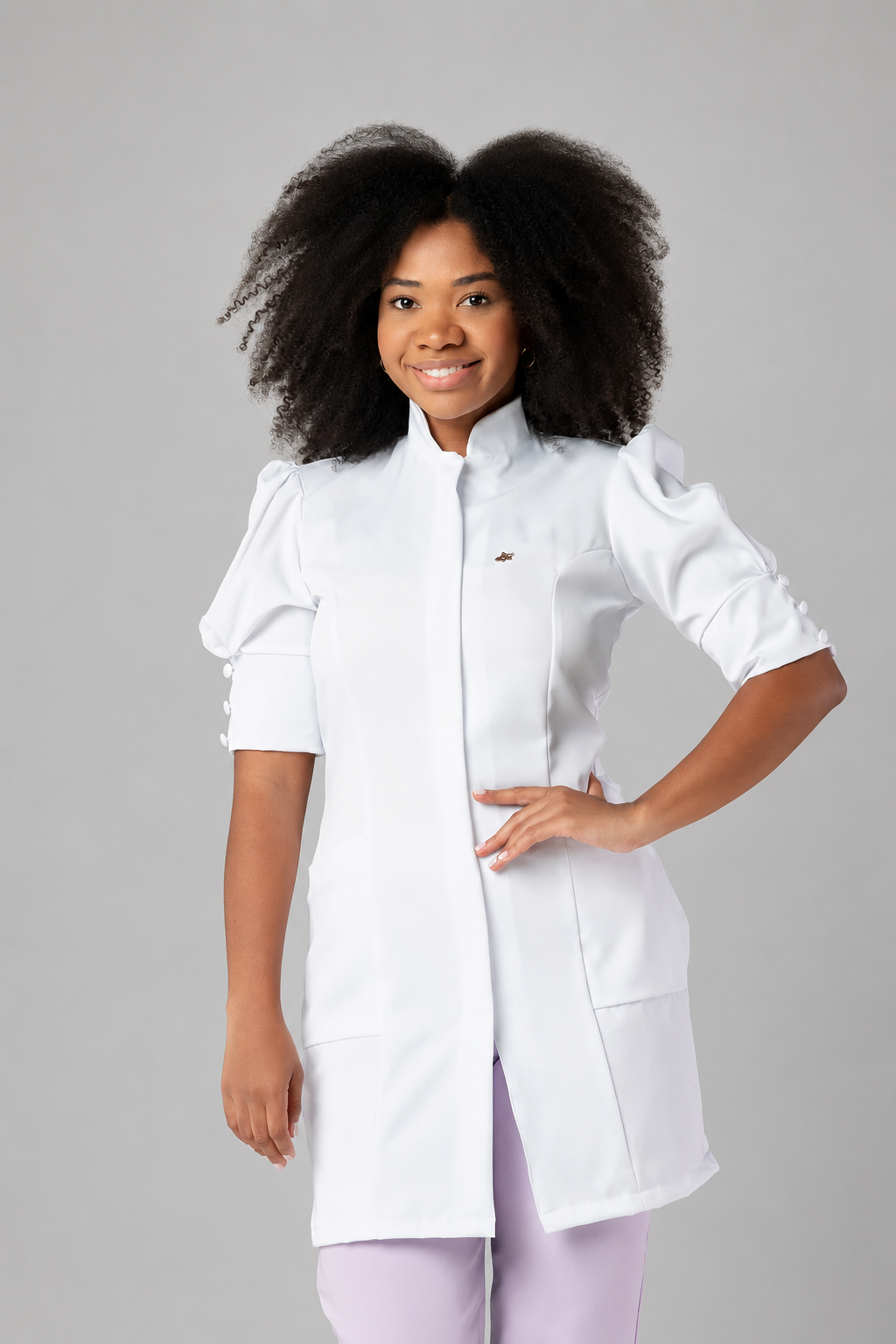 Jaleco Feminino Amora Branco