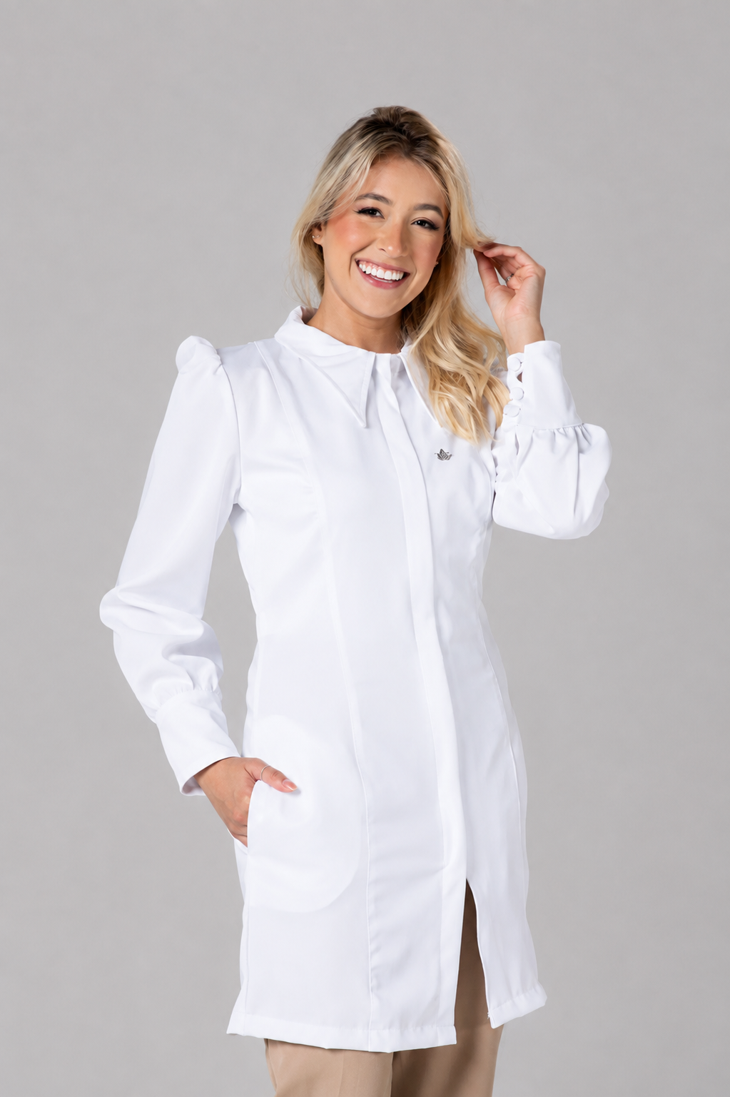 Jaleco Feminino Lívia Branco