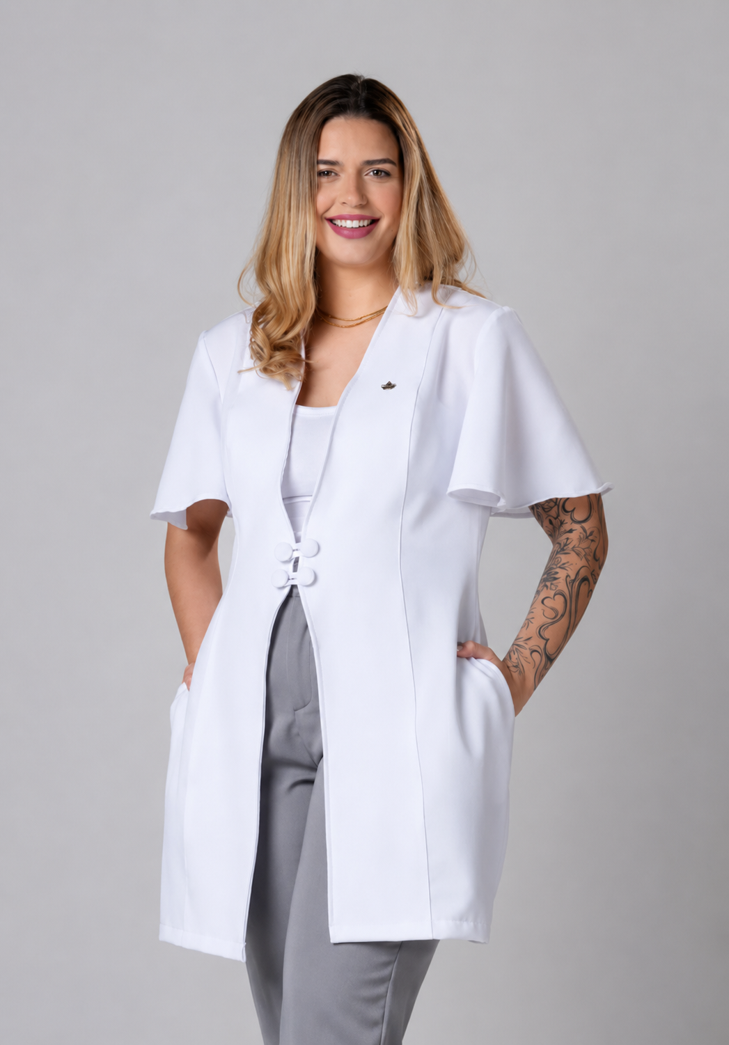 Jaleco Feminino New Verona Branco