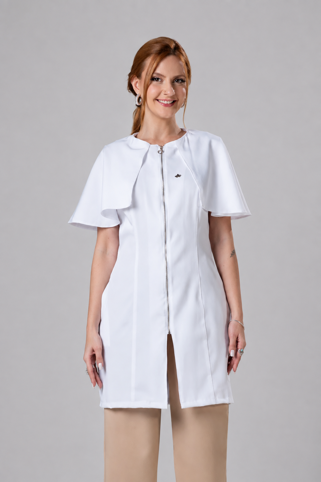 Jaleco Feminino Celine Branco