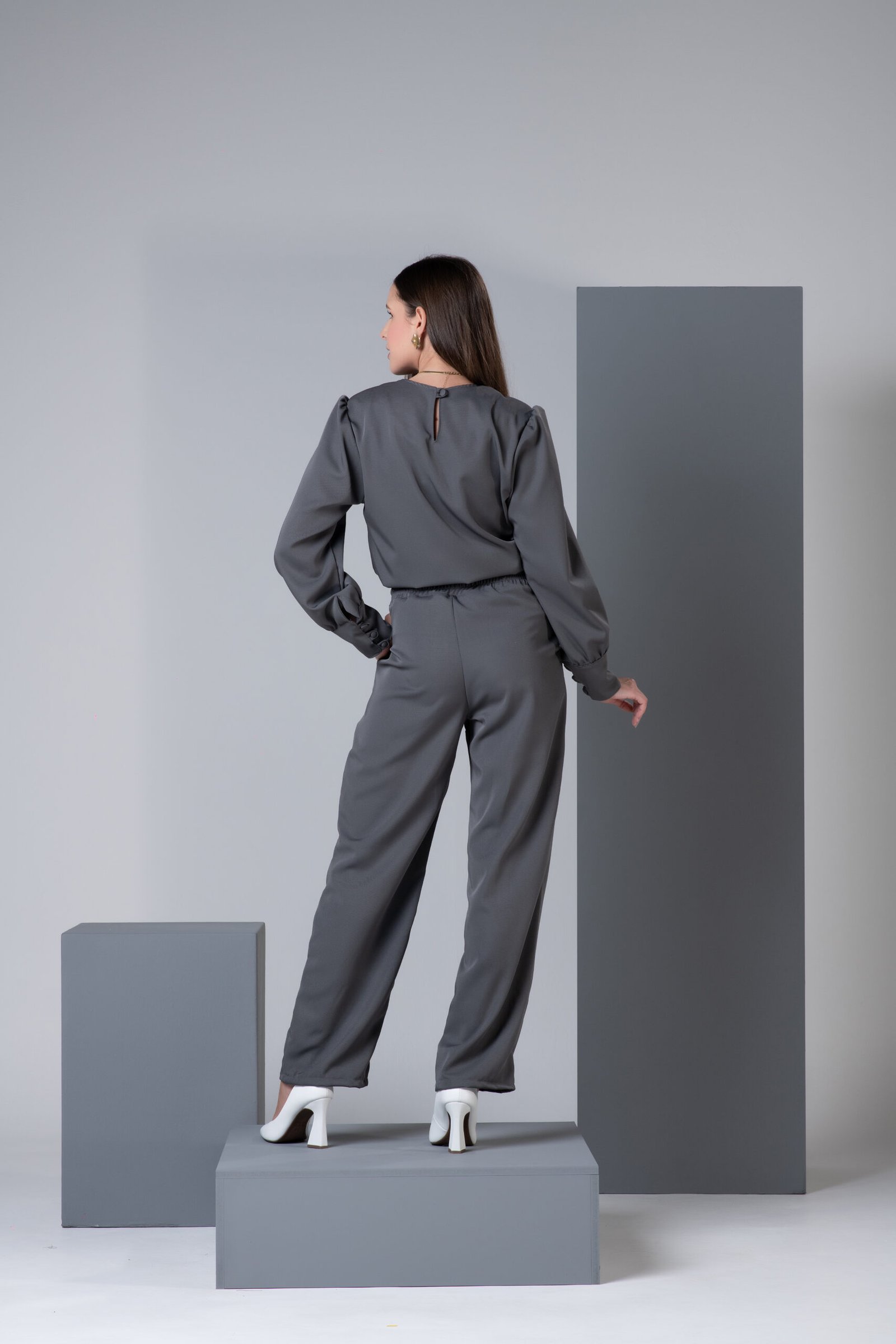 Scrub Feminino Olívia Grafite - Imagem 5