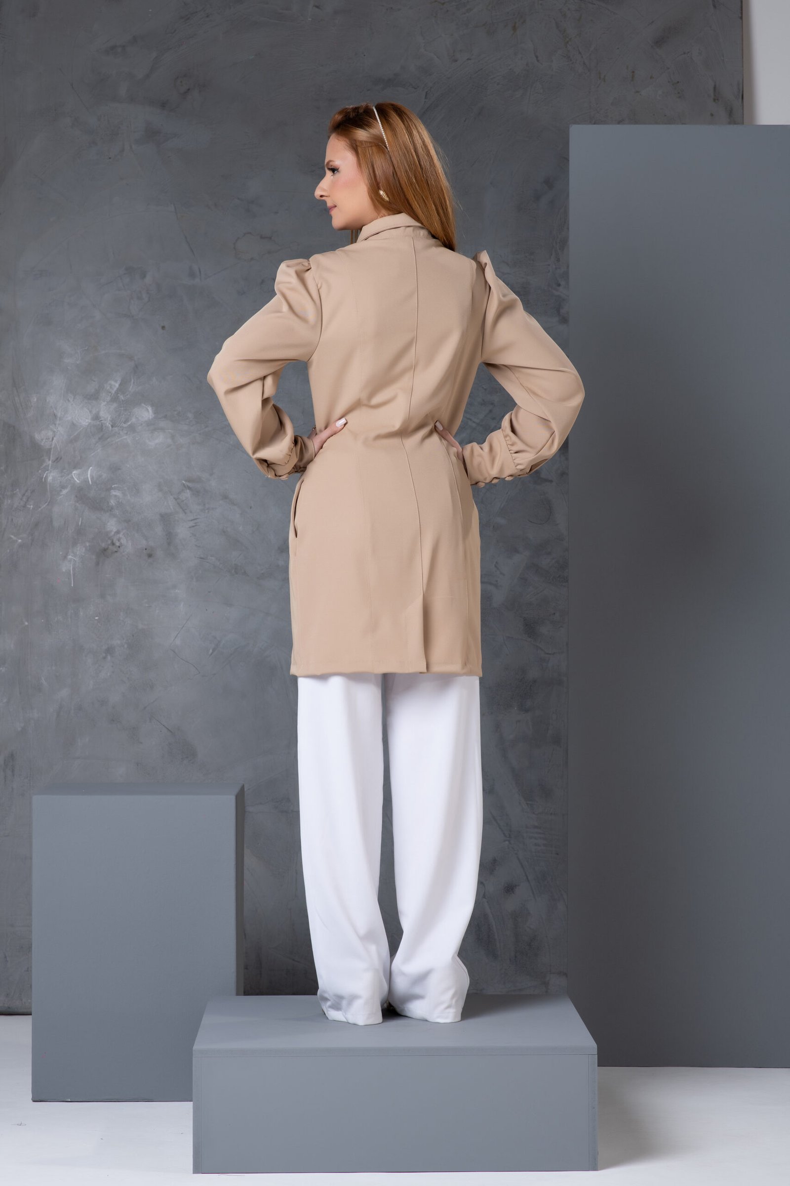 Jaleco Feminino Lívia Doce de Leite