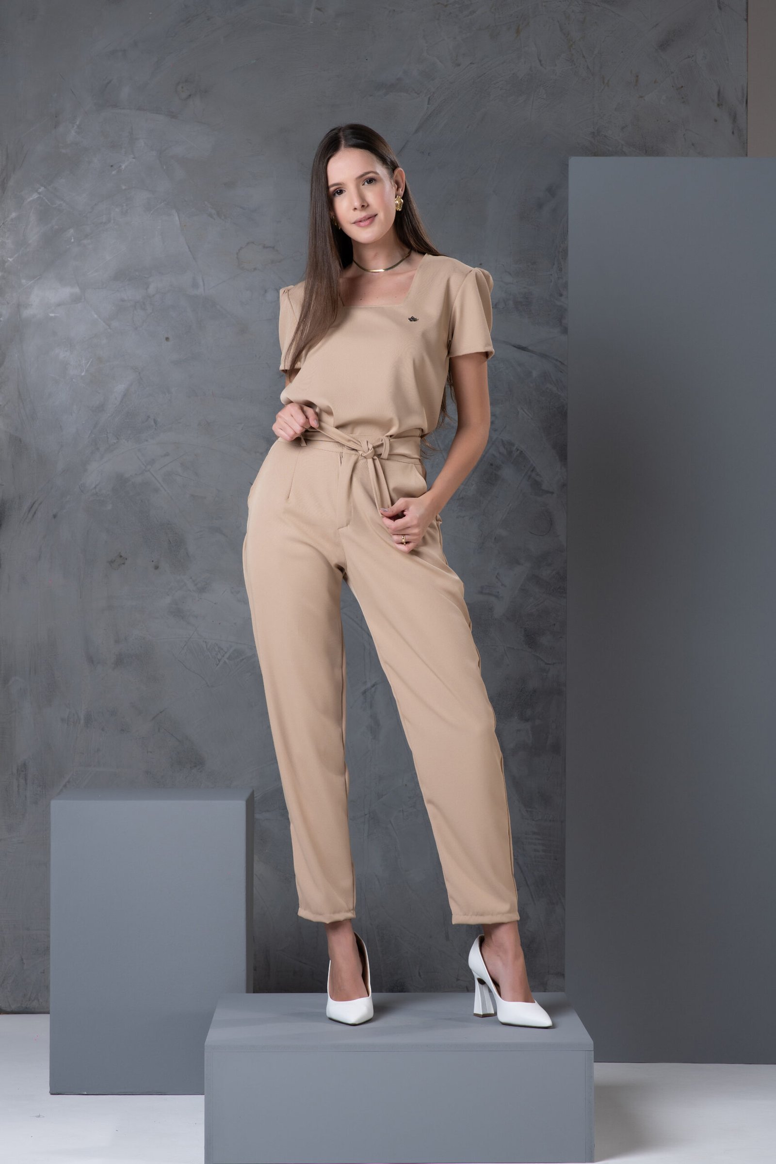 Conjunto Feminino Camile Doce de Leite - Imagem 2