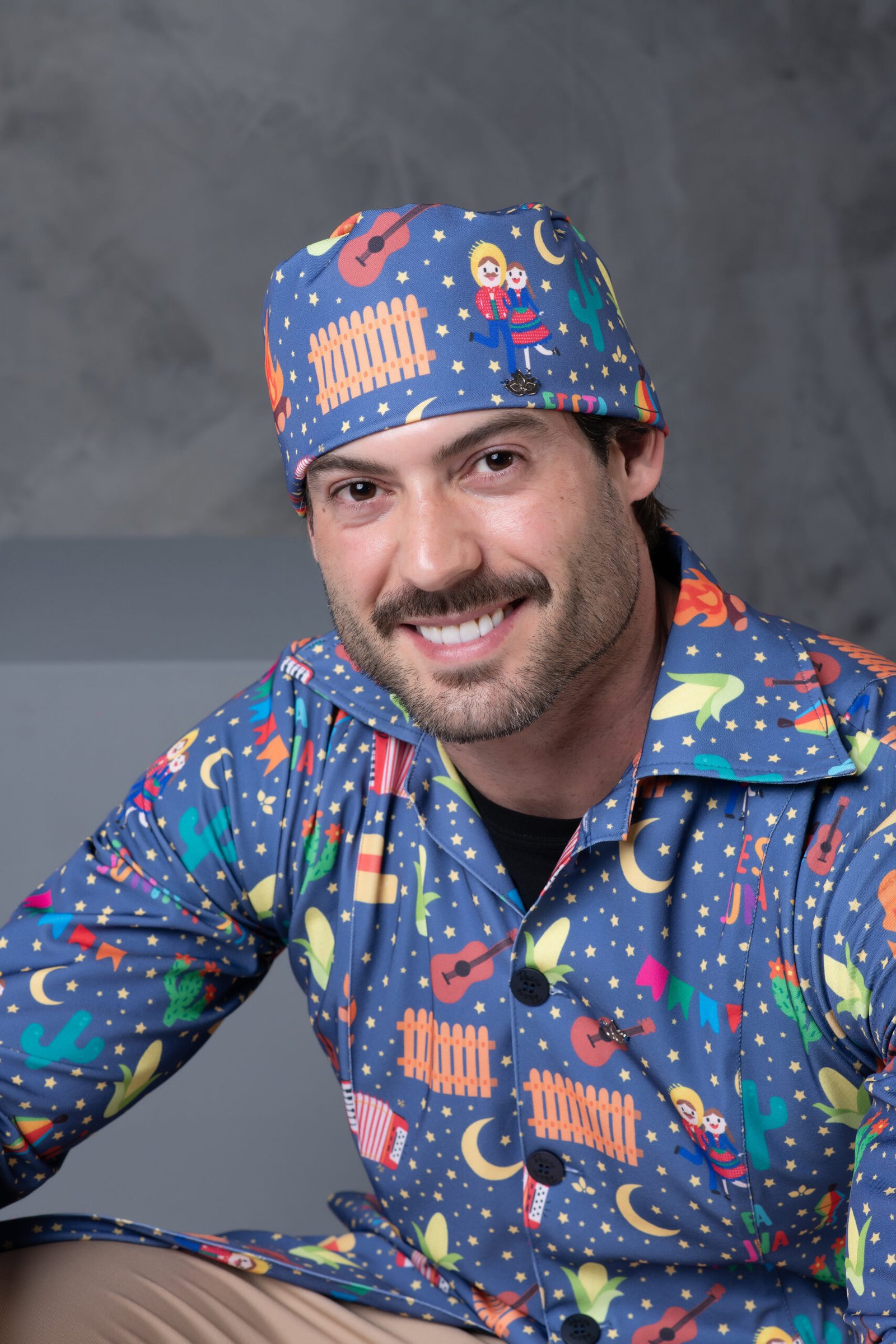 Touca Bandana Masculina Festa Junina