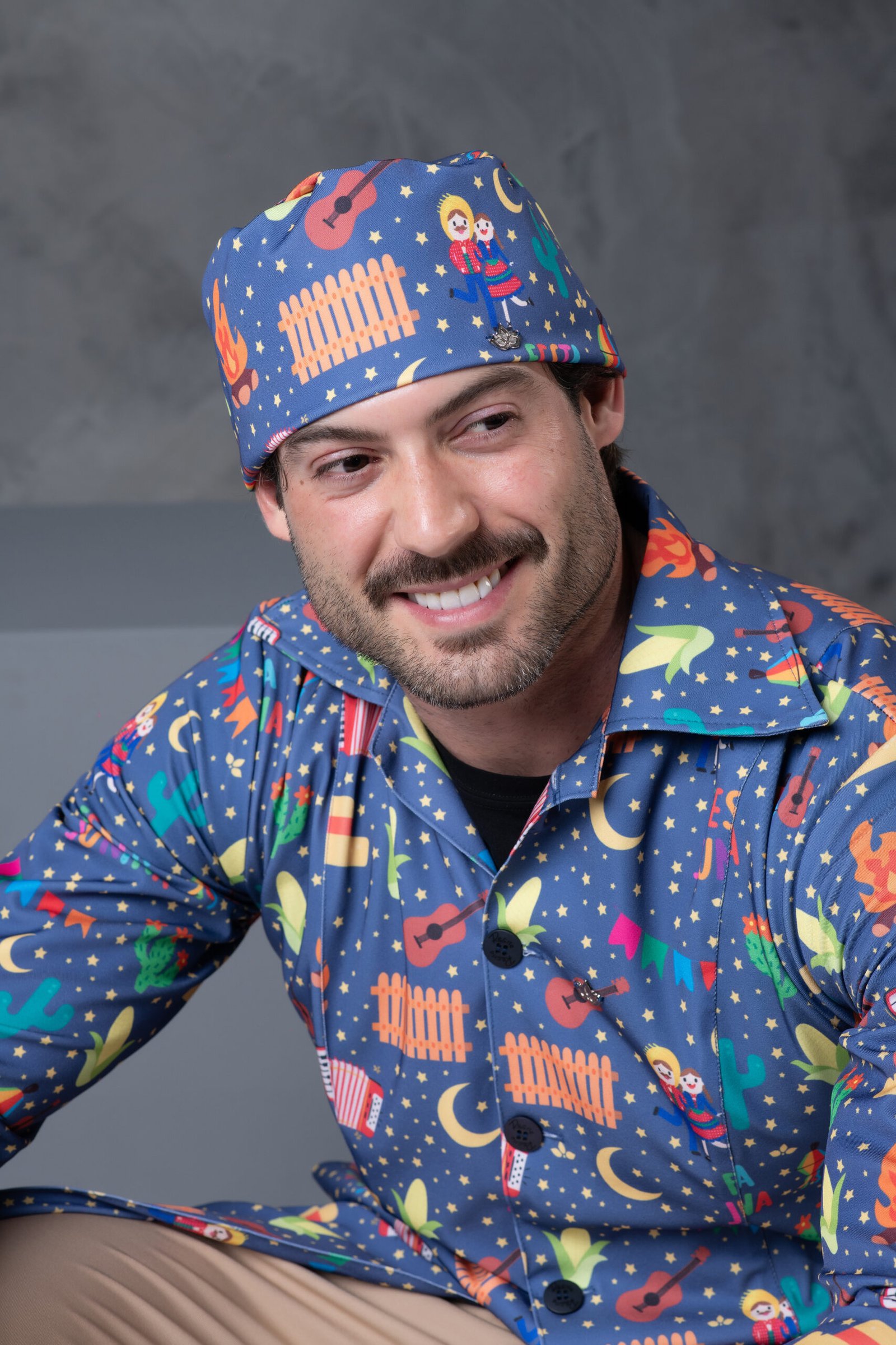 Touca Bandana Masculina Festa Junina
