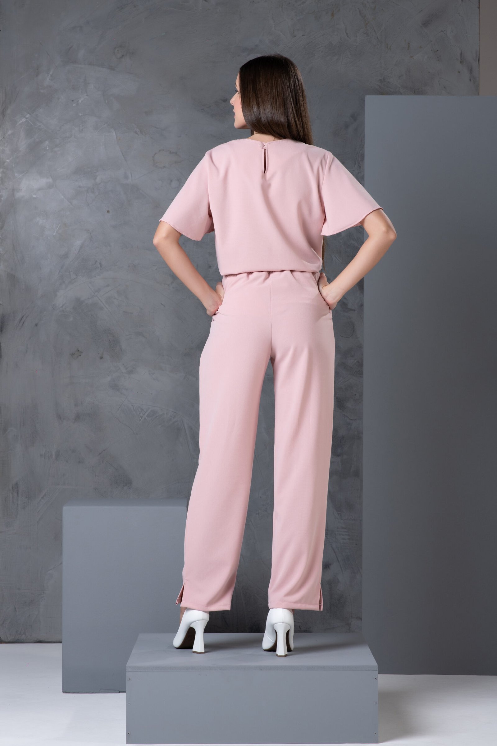 Conjunto New Verona Nude Rosado - Imagem 5