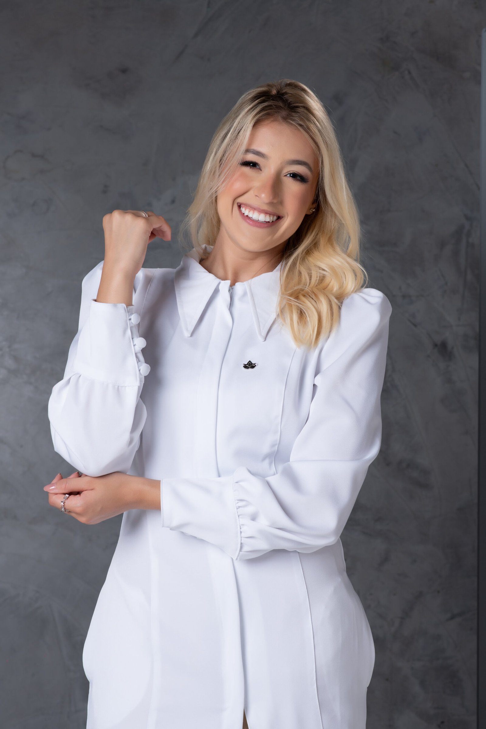 Jaleco Feminino Lívia Branco