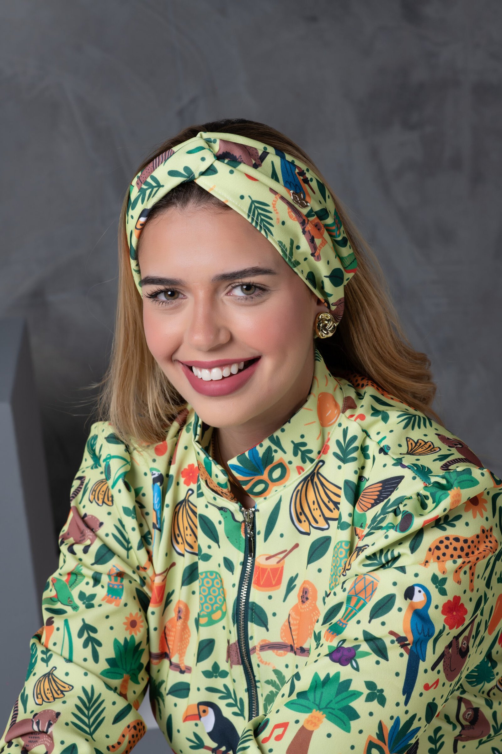 Turbante Faixa Feminino Fauna