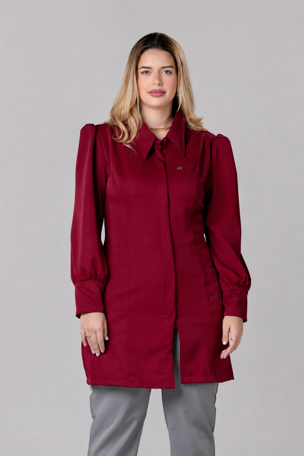 Jaleco Feminino Lívia Bordô