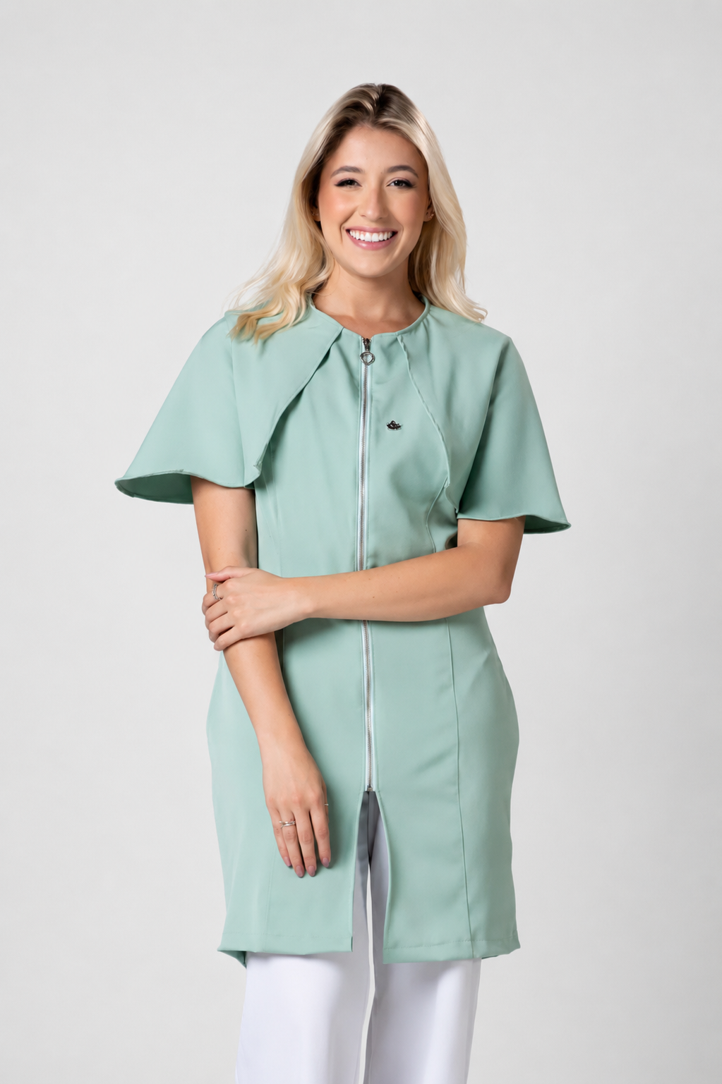 Jaleco Feminino Celine Pistache