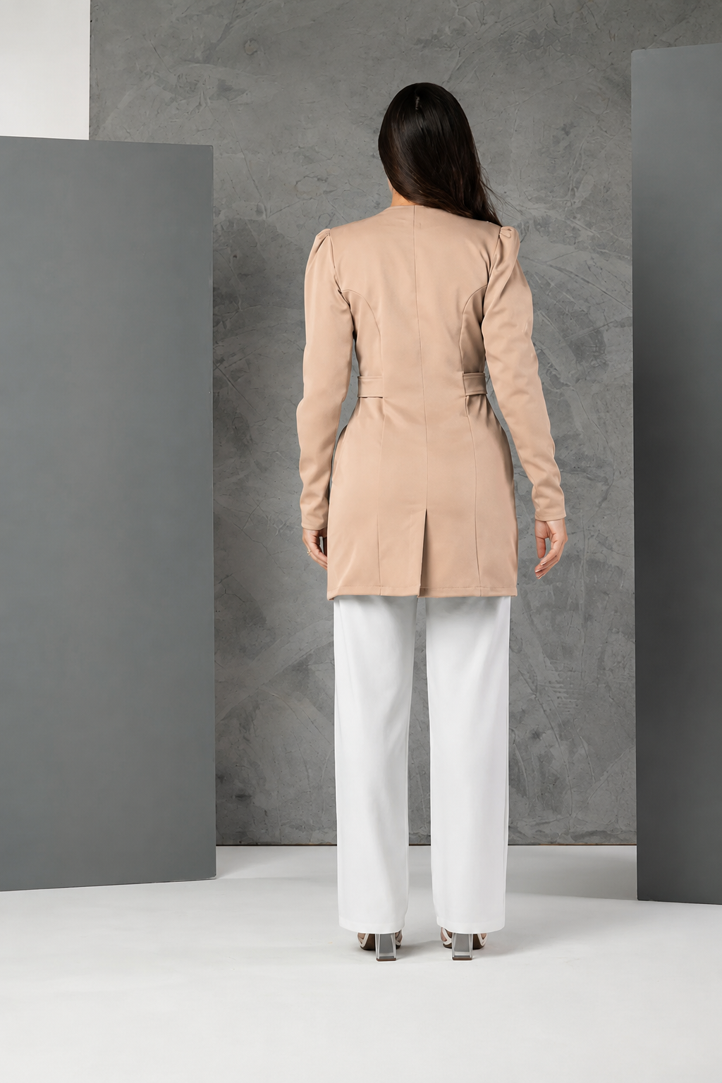 Jaleco Feminino Ágata Doce de Leite