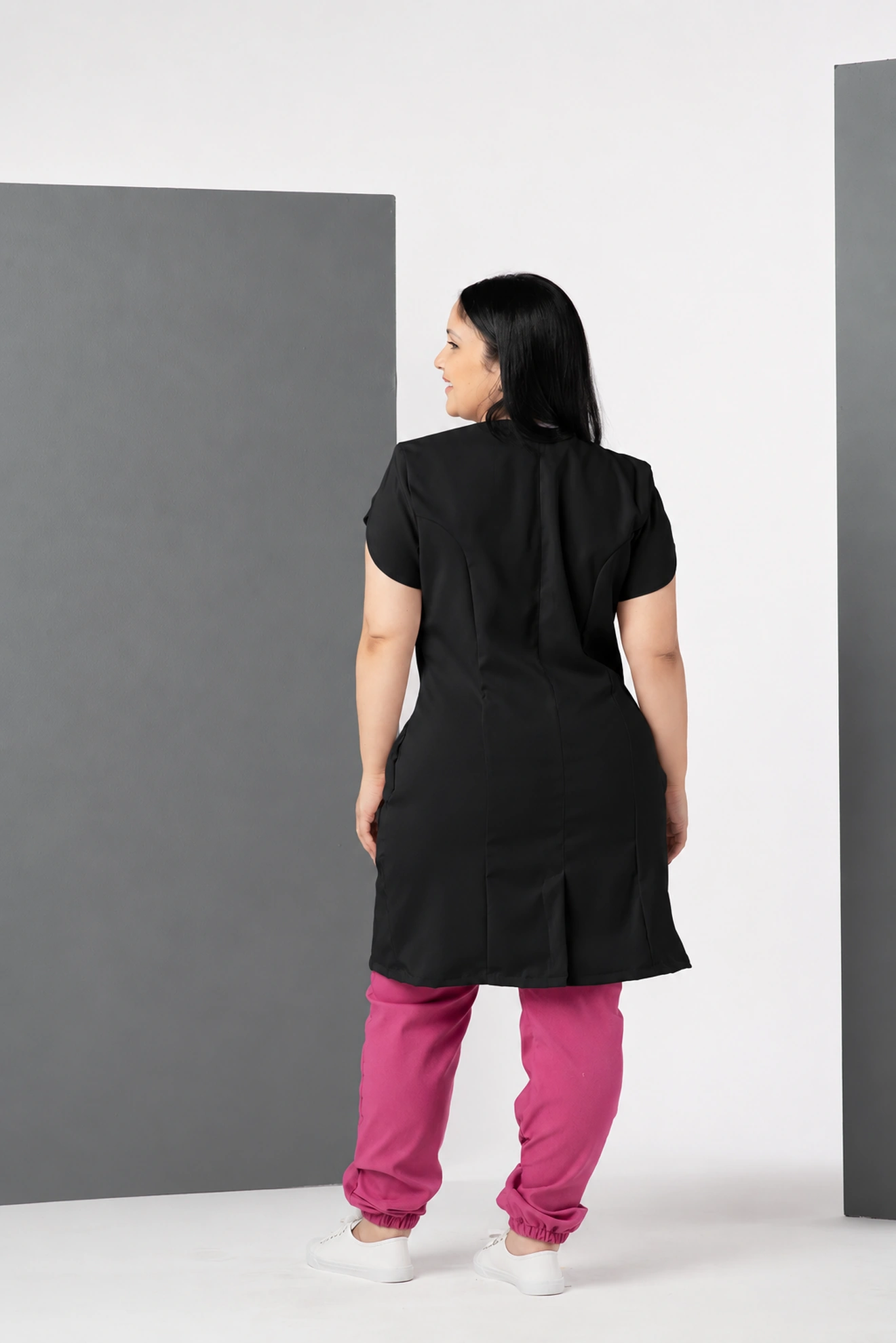 Jaleco Feminino Tulipa Preto