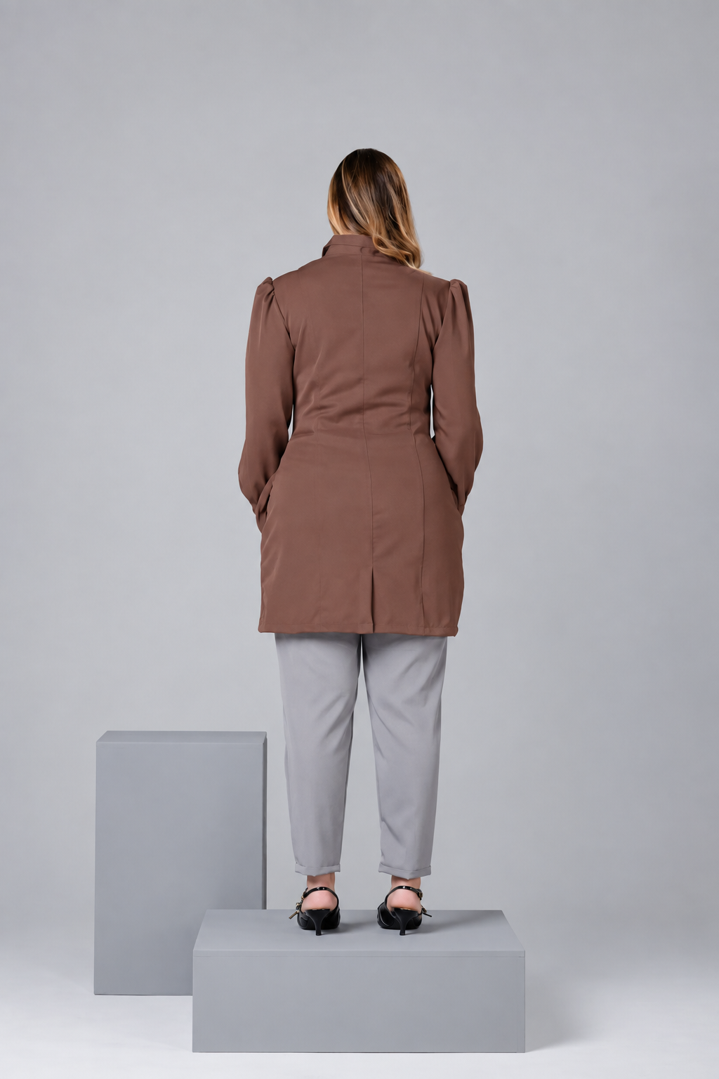 Jaleco Feminino Lívia Marrom