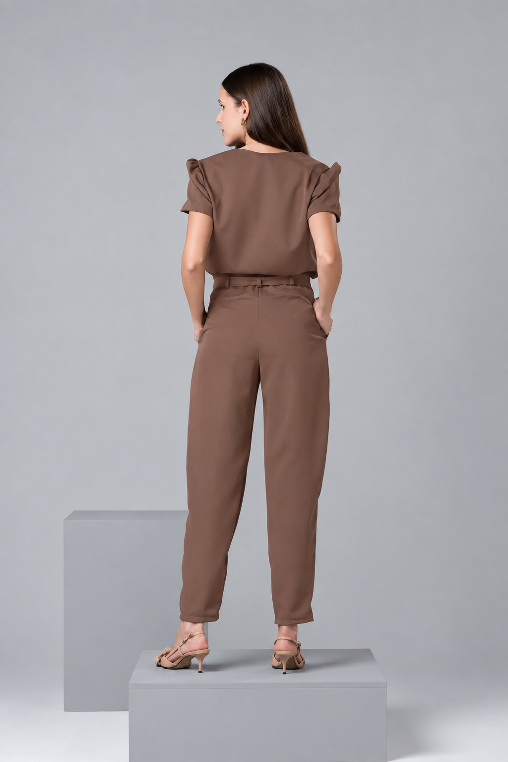 Conjunto Feminino Camile Marrom